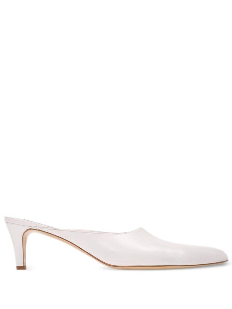 Natasha Zinko leather mules - White von Natasha Zinko