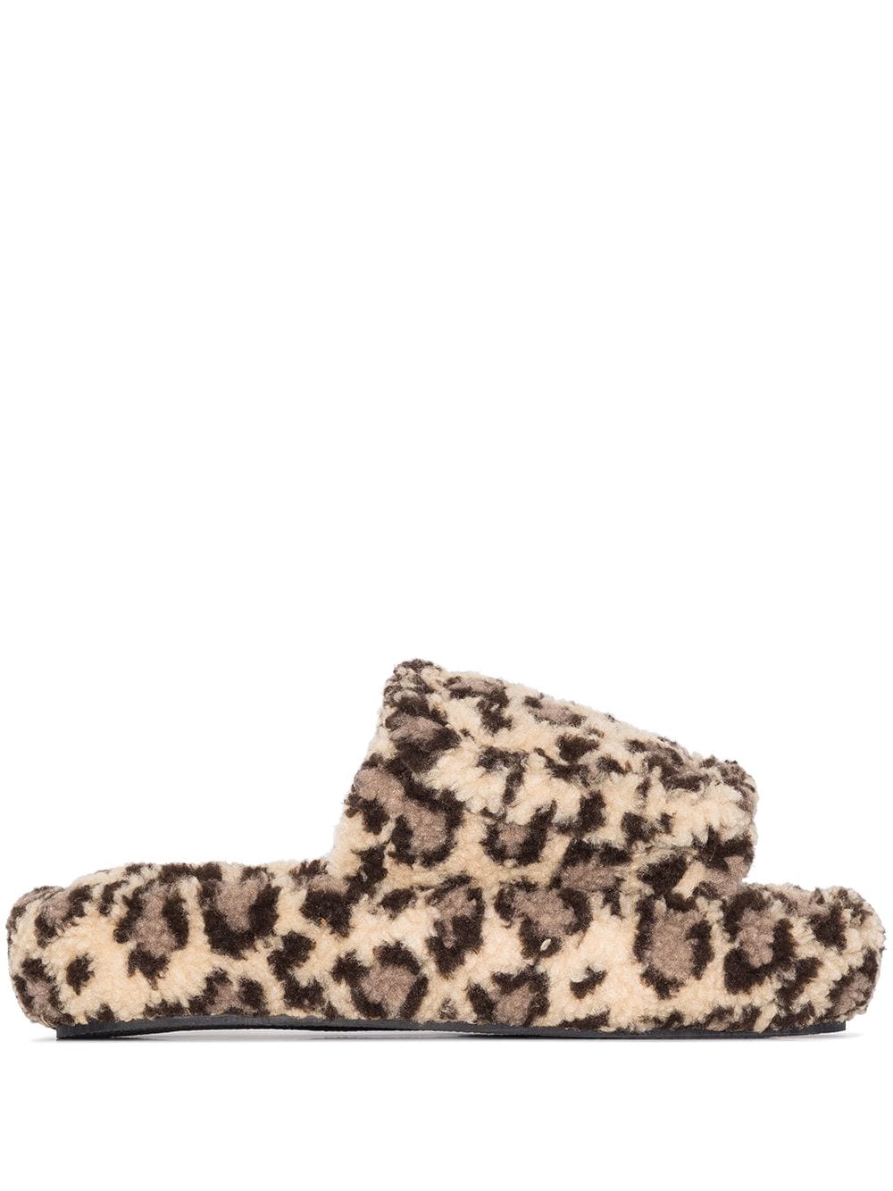 Natasha Zinko leopard print slippers - Neutrals von Natasha Zinko