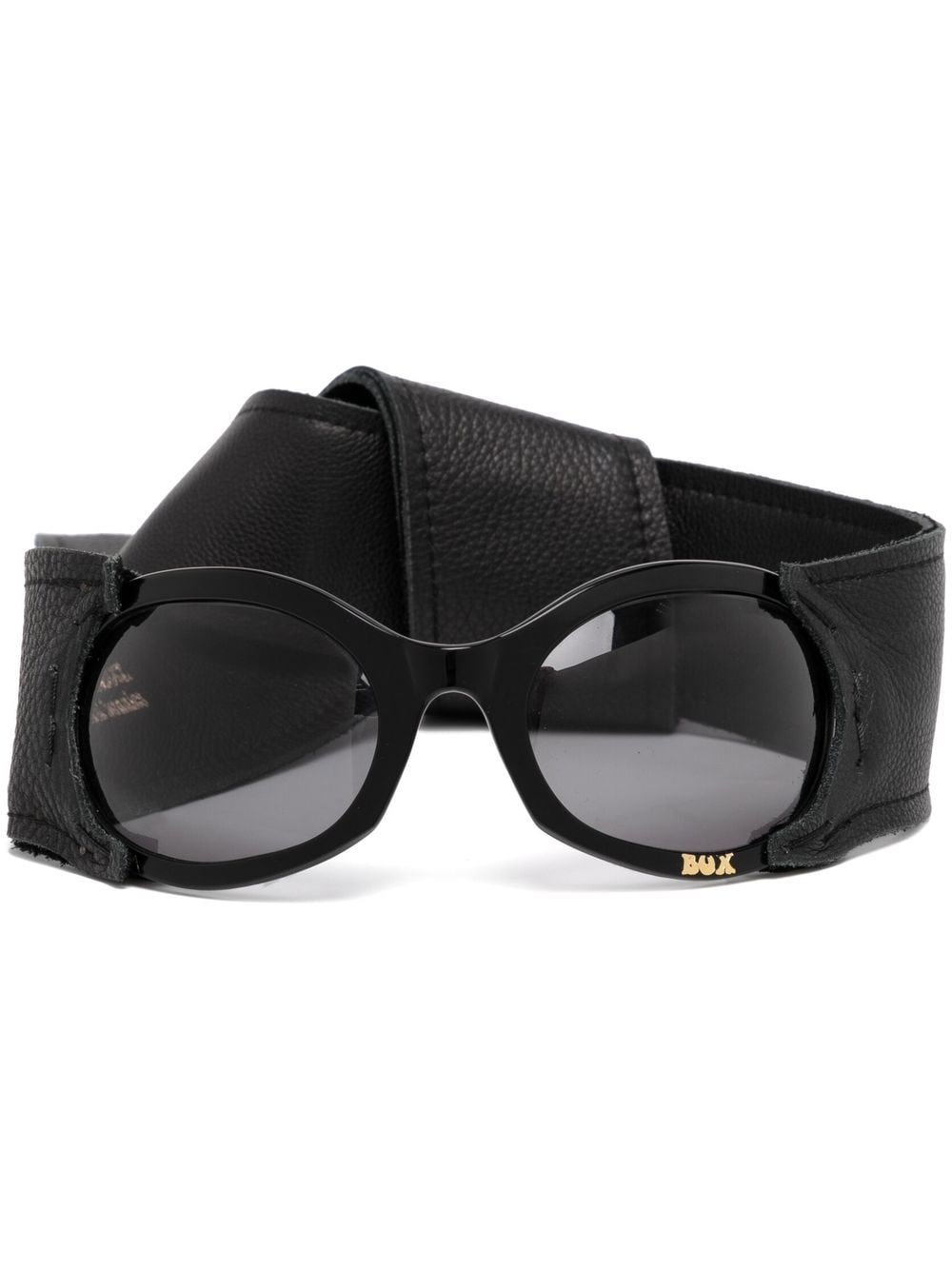 Natasha Zinko self-tie goggle sunglasses - Black von Natasha Zinko