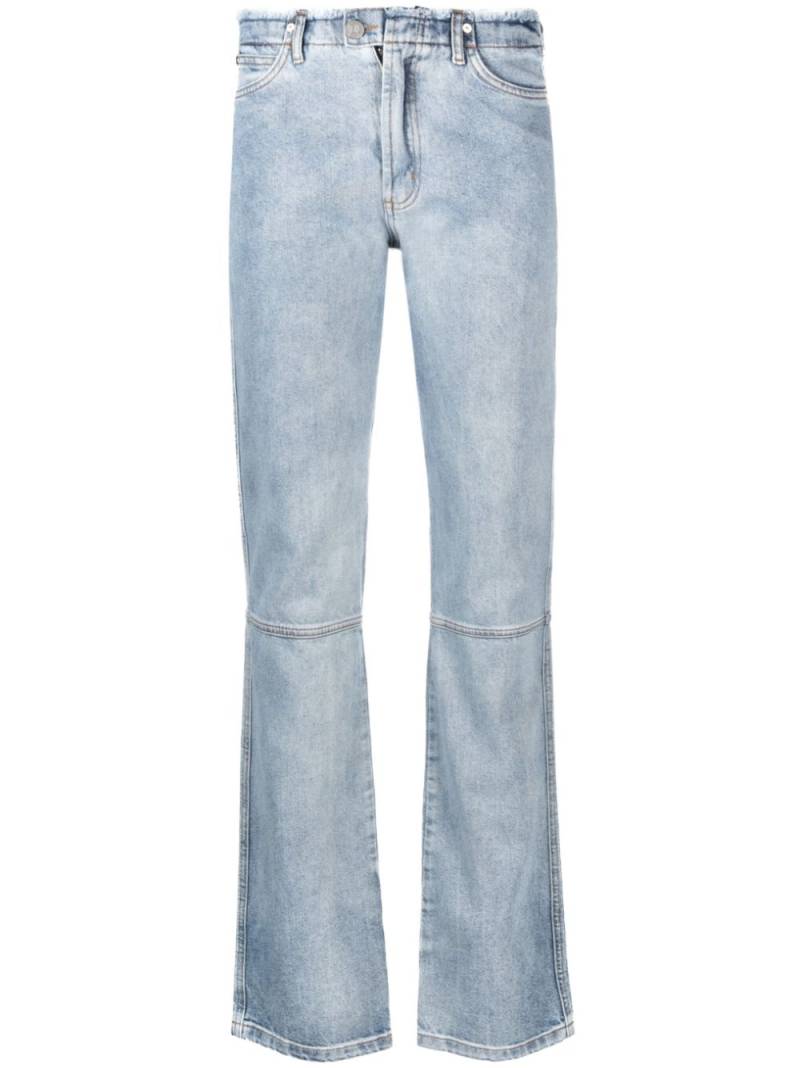 Natasha Zinko straight-leg jeans - Blue von Natasha Zinko