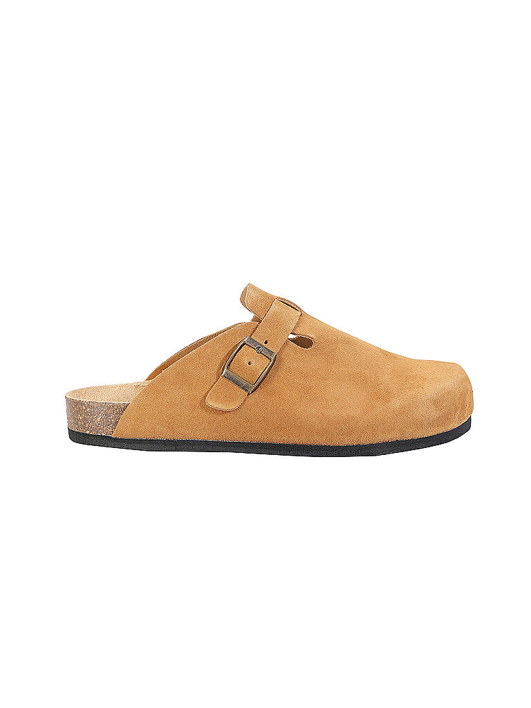 NATURAL WORLD Pantolette HERA camel | 38 von Natural World