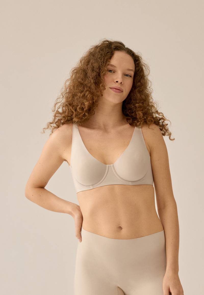 Naturana Bügel-BH, mit flacher Verarbeitung von Naturana