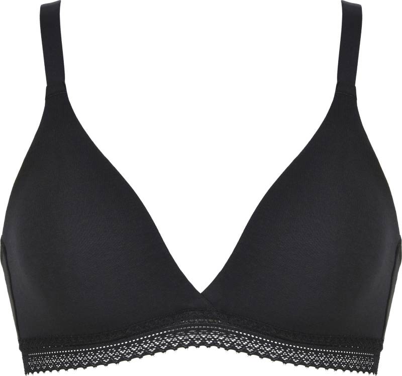 Naturana Soft-BH, Cup A-C, mit feiner Häkelkante, nahtlose Cups von Naturana