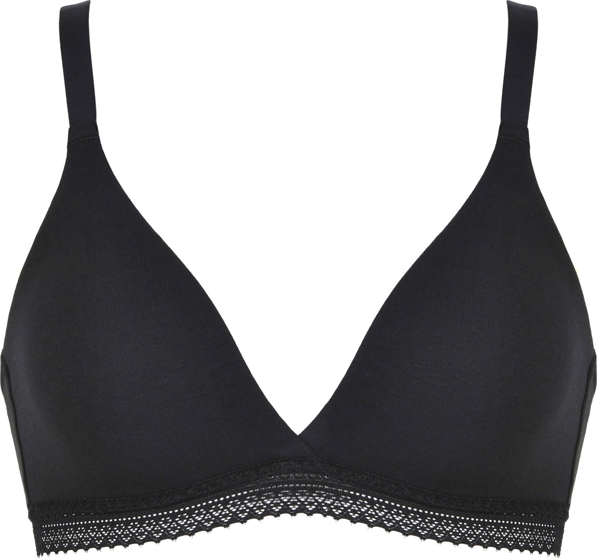 Naturana Soft-BH, Cup A-C, mit feiner Häkelkante, nahtlose Cups von Naturana