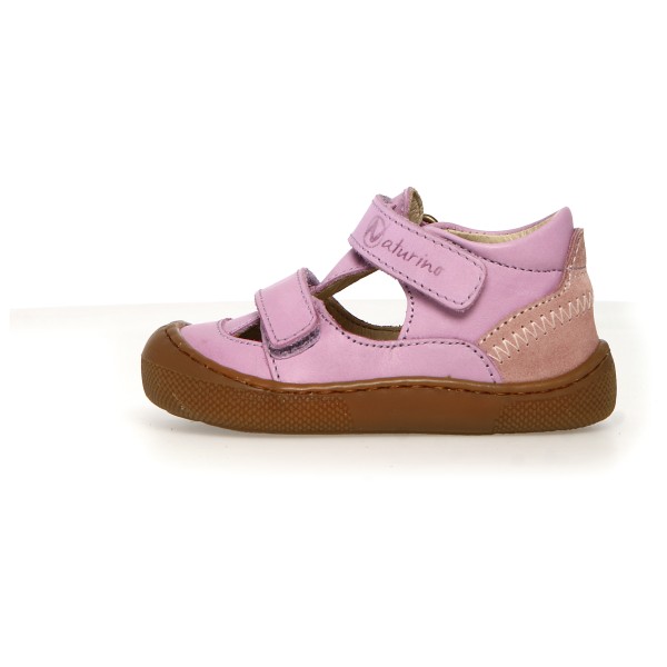 Naturino - Kid's Naturino Irtys Nappa/Suede - Sandalen Gr 21 braun/rosa von Naturino