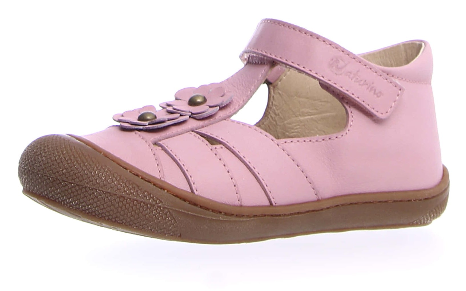 Naturino Sandale »NATURINO MAGGY«, Babyschuh mit Blütenapplikation, Grössenschablone zum Download von Naturino