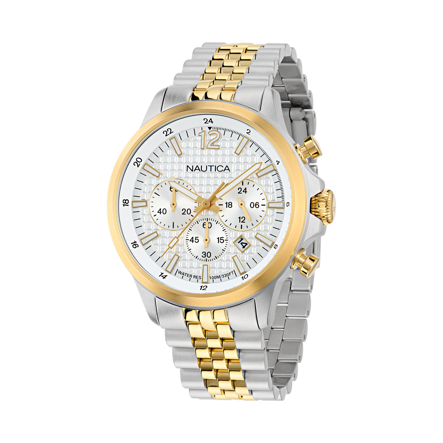 Uhr Nautica Blueocean Chronograph NAPBOF408 Silberfarben Uhr Nautica Blueocean Chronograph NAPBOF408 Silberfarben von Nautica