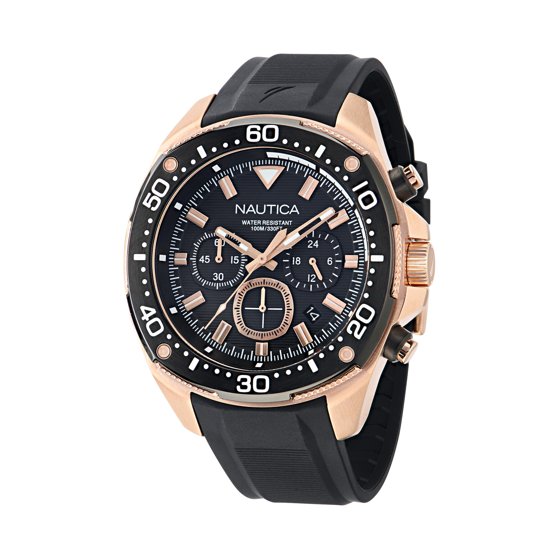 Uhr Nautica Bluesail Chronograph NAPBSF401 Schwarz Uhr Nautica Bluesail Chronograph NAPBSF401 Schwarz von Nautica