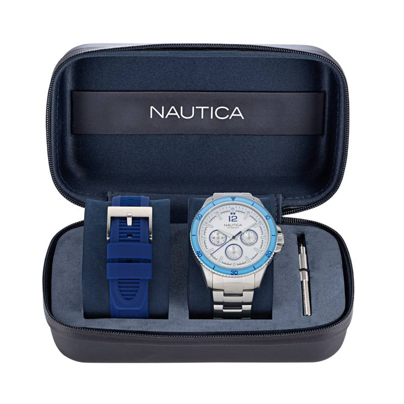 Uhr Nautica NAPWRS405 Silberfarben von Nautica