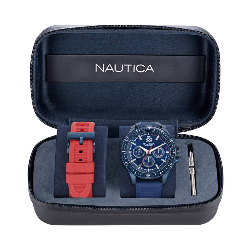 Uhr Nautica Nct Windrose NAPWRF404 Blau von Nautica