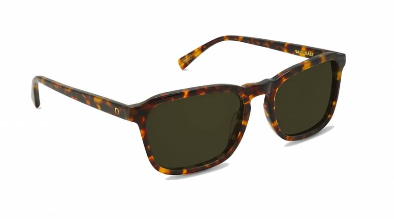 Nectar - Hawksbill Sonnenbrille, für Herren, Braun, Größe 43mm von Nectar