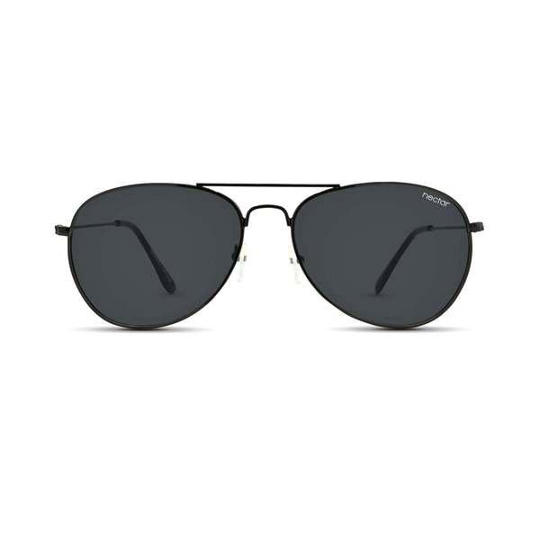 Nectar - Maverick Kitty Hawk Sonnenbrille, für Herren, Schwarz, Größe 49mm von Nectar