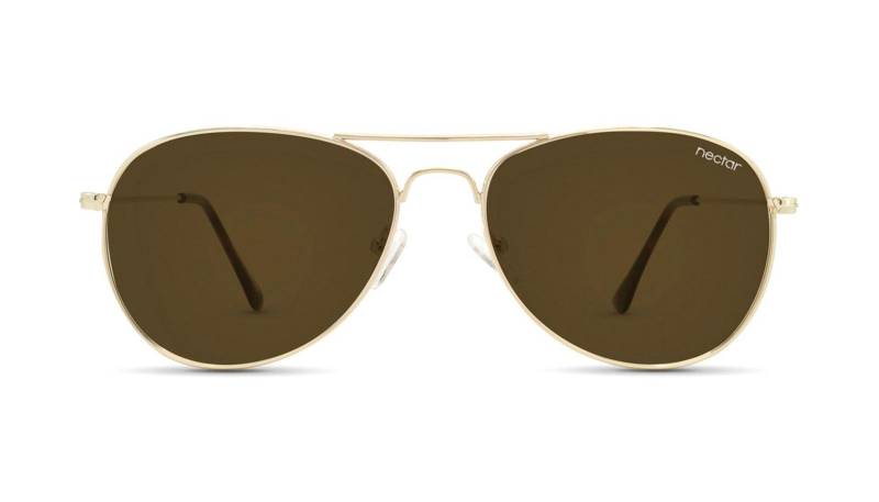 Nectar - Maverick Kitty Hawk Sonnenbrille, für Herren, Gold, Größe 50mm von Nectar