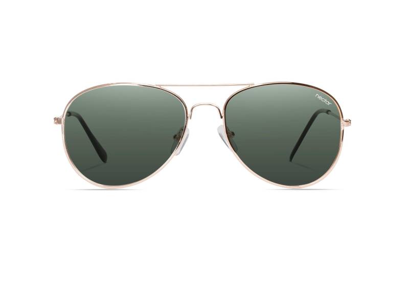 Maverick Kitty Hawk Sonnenbrille Herren Gold 50mm von Nectar