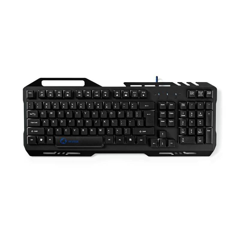 Kabelgebundene Gaming-Tastatur | USB 2.0 | Membrantasten | LED | US International | US Layout | USB-Stromversorgung | Länge des Stromkabels: 1,50 m |... von Nedis