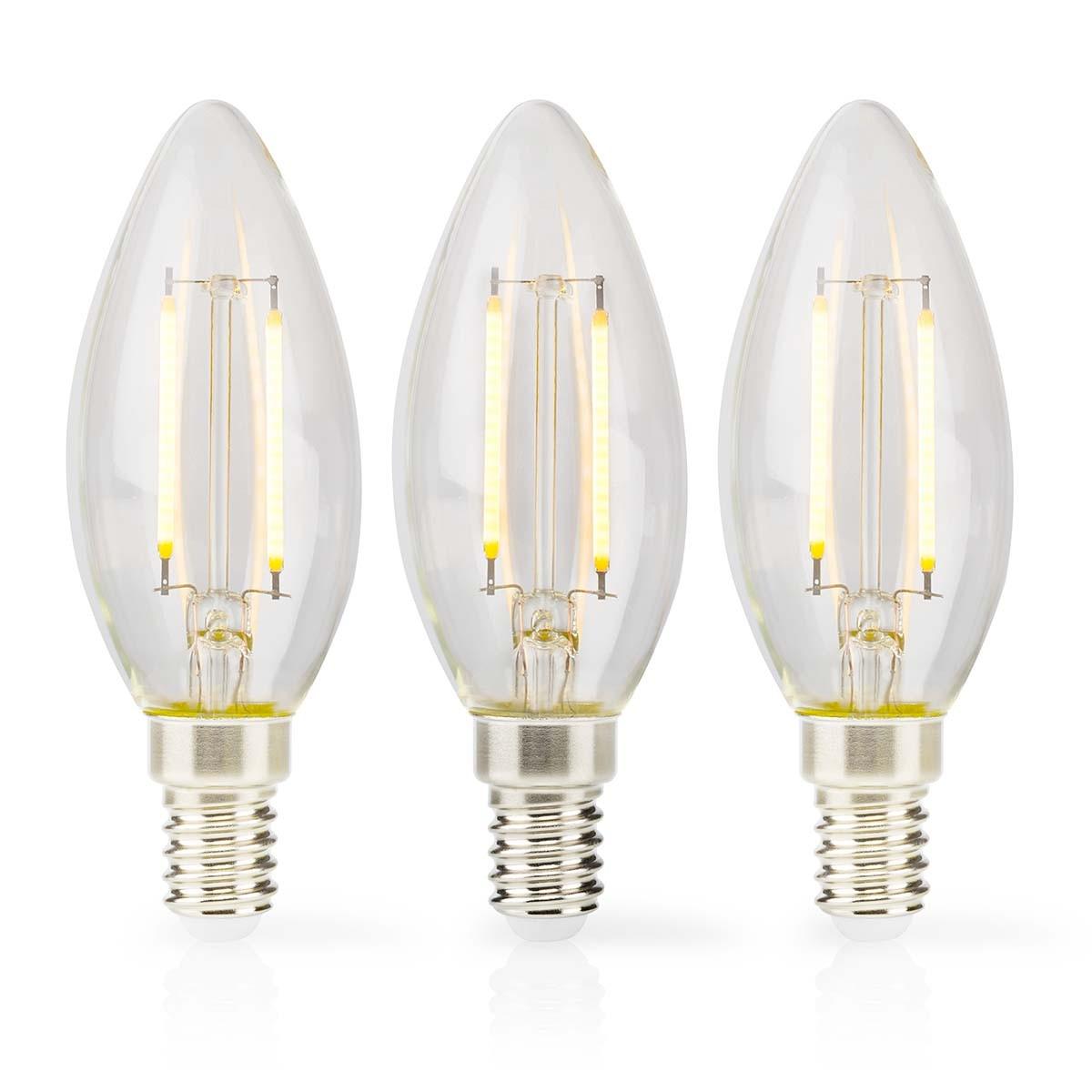 Nedis - LED-Lampe E14 | Ljus 2 W 250 lm 2700 K Varm Vit Retrostil 3 deg. Tydlig, One Size von Nedis