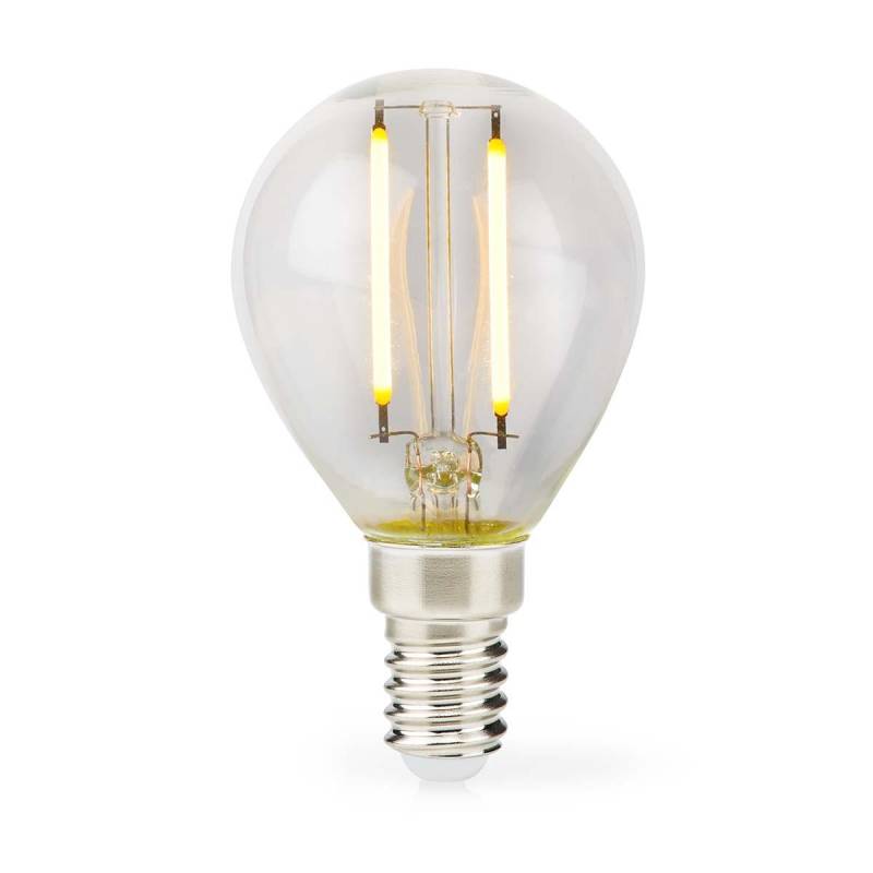 Led-lampe Lampe E14 | G45 | 2 W | 250 Lm | 2700 K | Varm Vit | Retrostil | 1 St. | Tydlig Unisex  ONE SIZE von Nedis