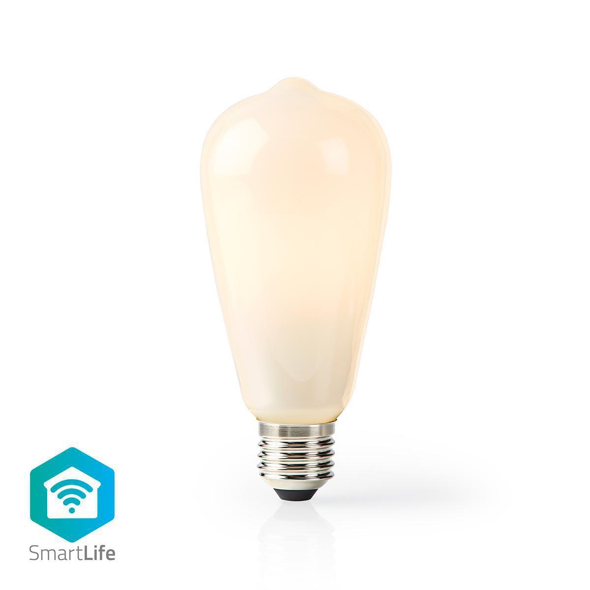 Nedis - SmartLife LED vintage lampa | Wi-Fi E27 500 lm 5 W Varm Vit 2700 K Glas Android™ / IOS ST64 1 St., One Size von Nedis