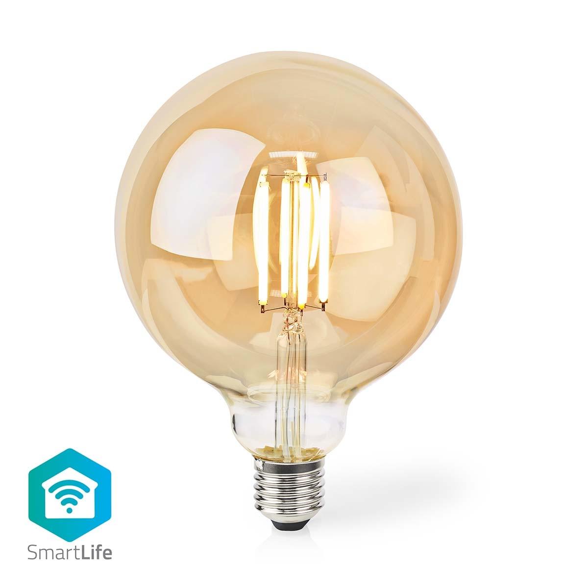 Nedis - SmartLife LED vintage lampa | Wi-Fi E27 806 lm 7 W Varm Vit 1800 3000 K Glas Android™ / IOS Globe 1 st., One Size von Nedis