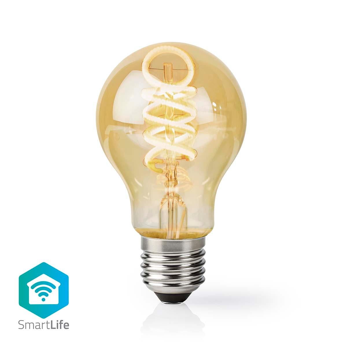 Smartlife Led Vintage-lampe | Wi-fi | E27 | 360 Lm | 4,9 W | Varm Till Cool Vit | 1800 - 6500 K | Glas | Android™ / Ios | Glödlampa | 1 St. Unisex  ONE SIZE von Nedis