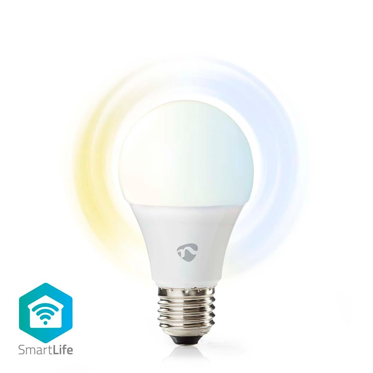 Nedis - SmartLife LED-Lampe | Wi-Fi E27 806 lm 9 W Varm till cool vit 2700 6500 K Android™ / IOS Glödlampa 1 st., One Size von Nedis