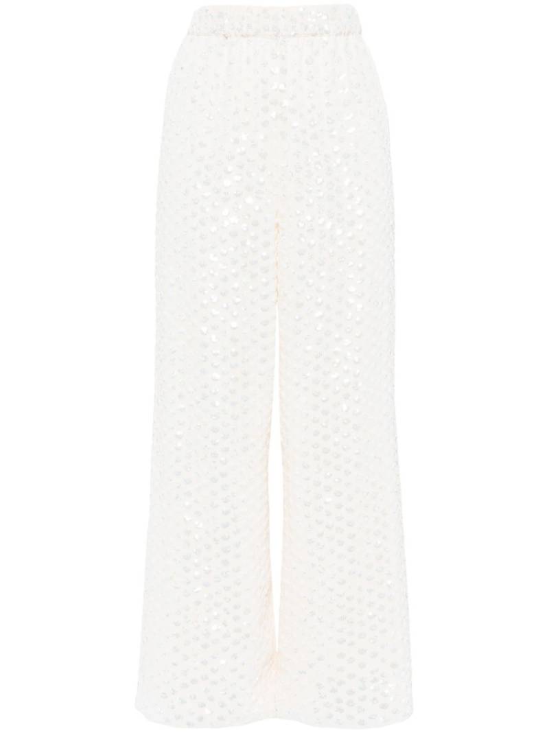 Needle & Thread Raindrop sequin trousers - Neutrals von Needle & Thread