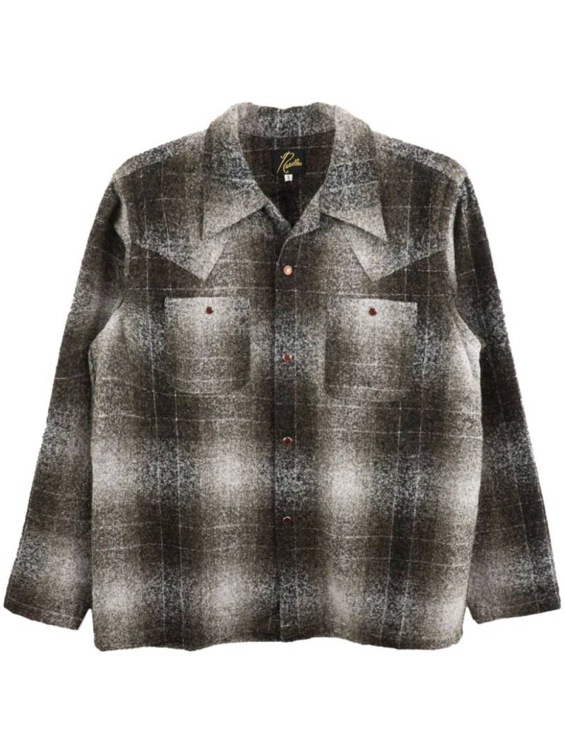 Needles Cowboy One-Up check shirt - Brown von Needles