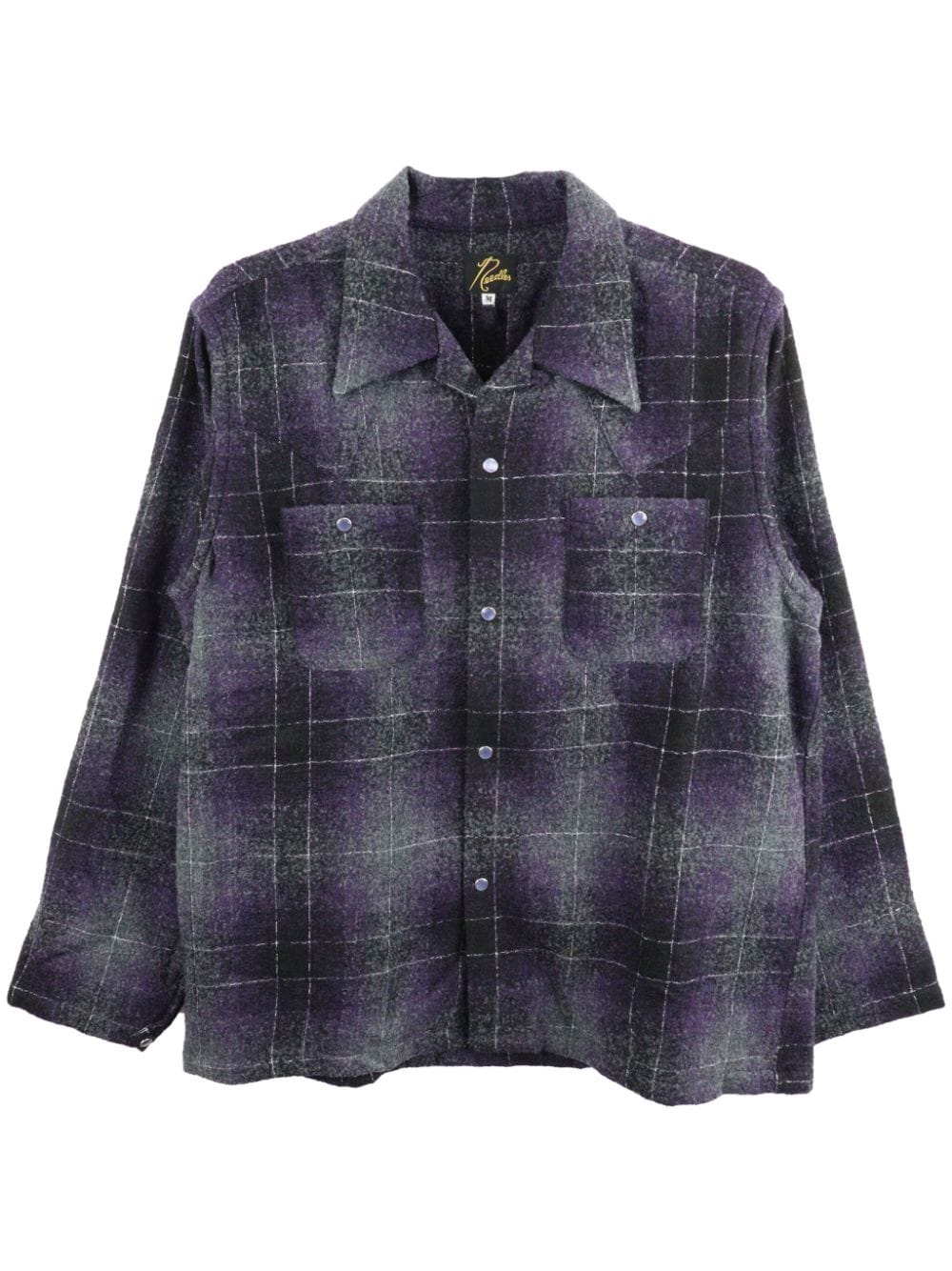 Needles Cowboy One-Up check shirt - Purple von Needles