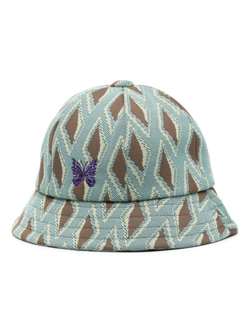 Needles abstract-print bucket hat - Green von Needles