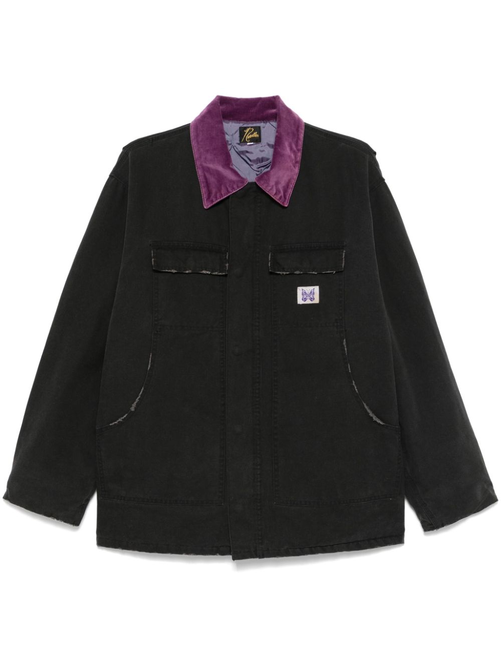 Needles canvas shirt jacket - Black von Needles