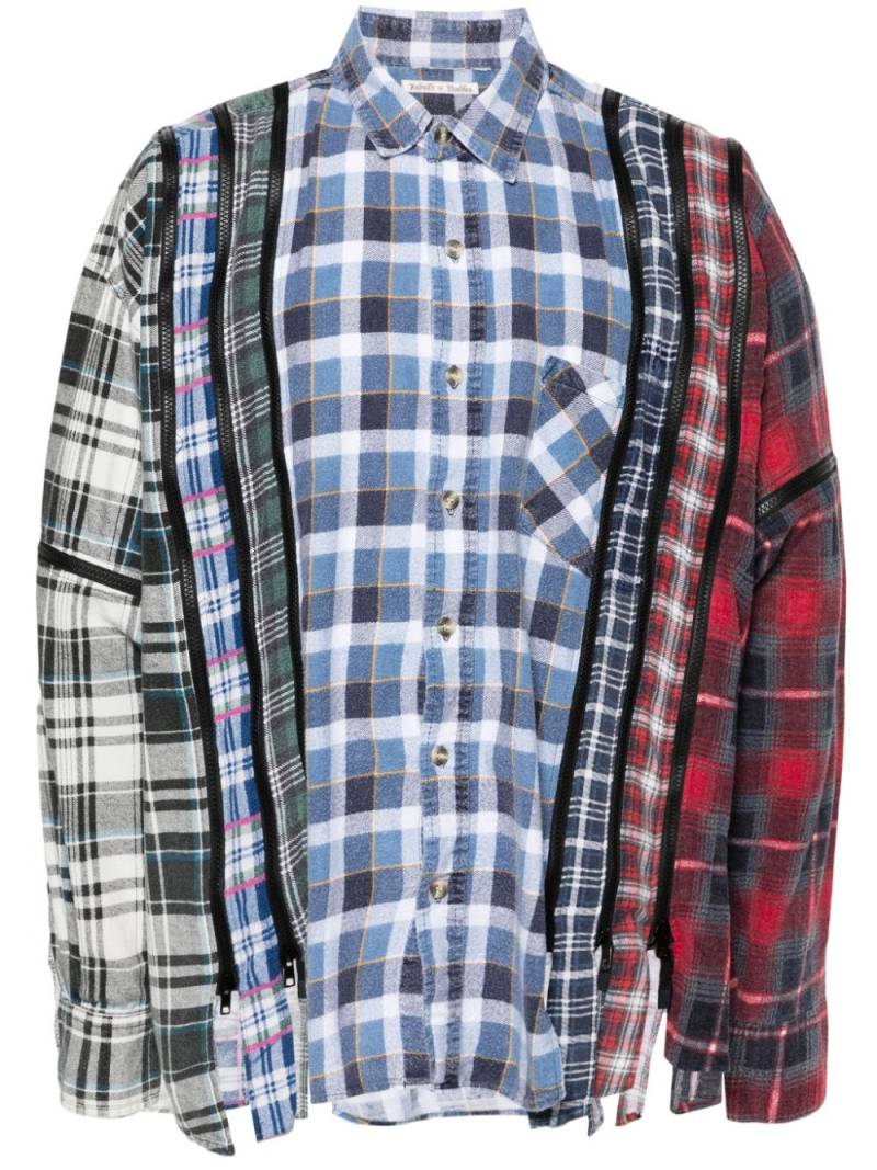 Needles checked shirt - Blue von Needles