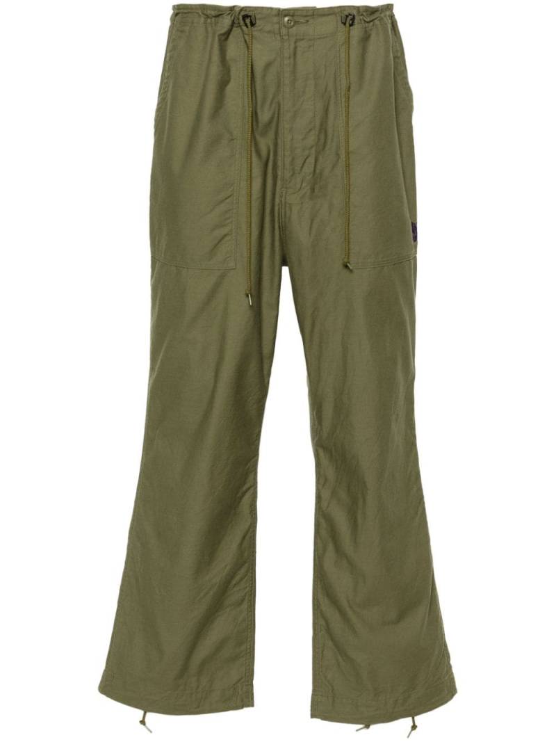 Needles logo-embroidered trousers - Green von Needles