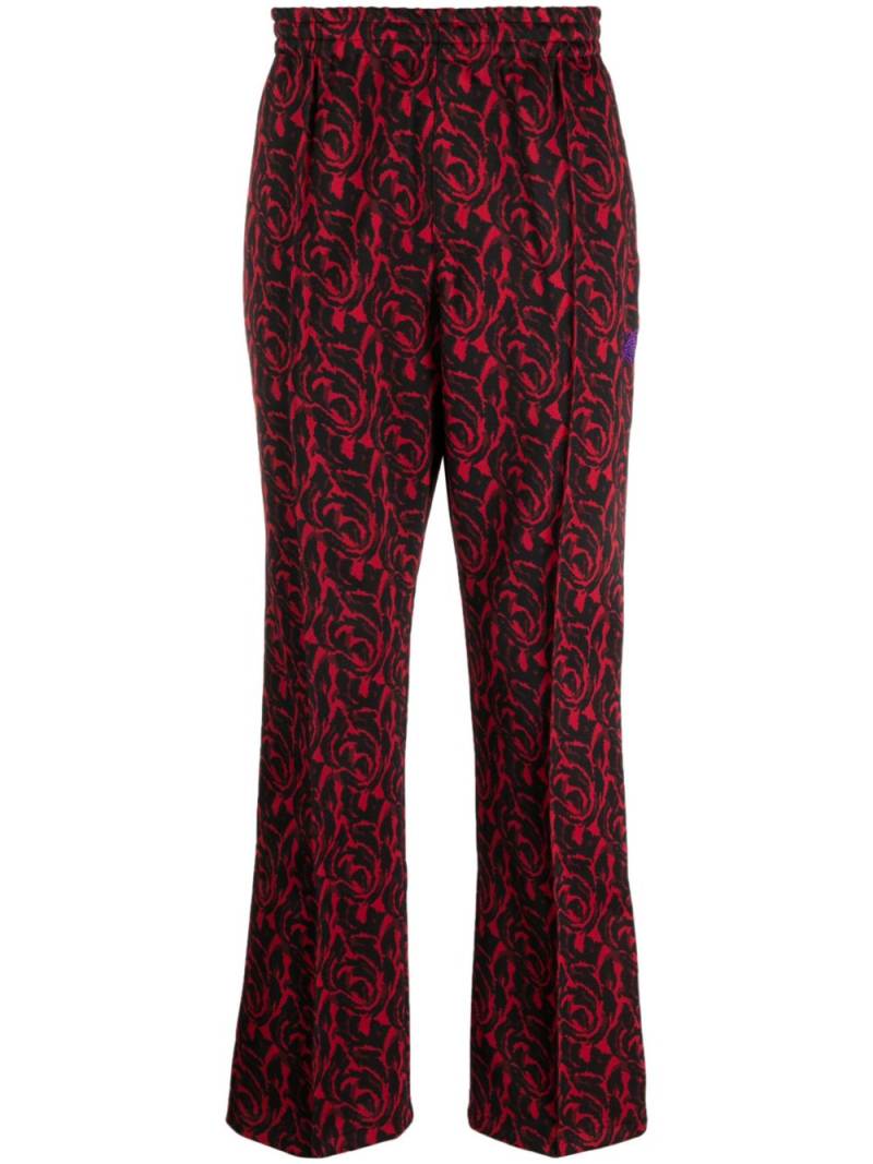 Needles pintuck bold-checked trousers - Red von Needles