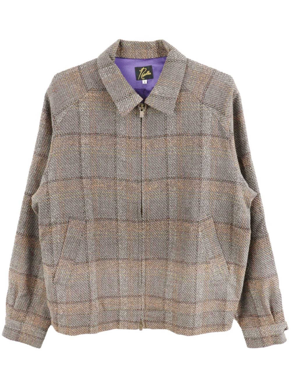 Needles plaid twill shirt jacket - Neutrals von Needles