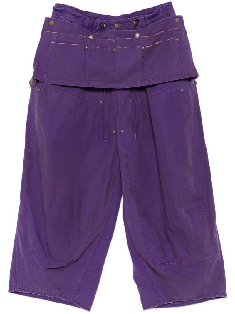 Needles tapered cargo pants - Purple von Needles