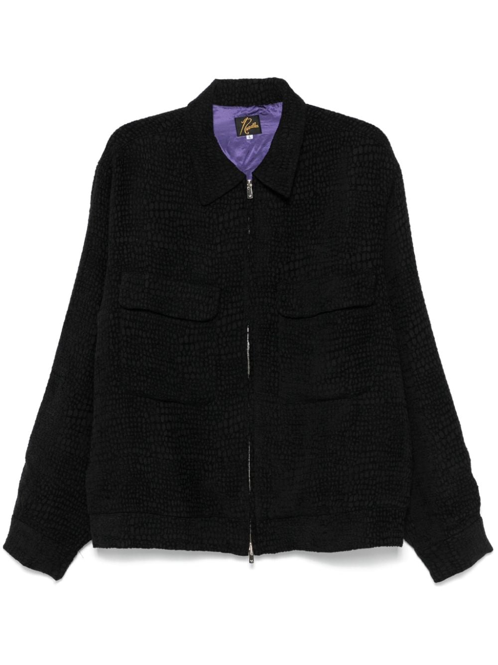 Needles textured jacket - Black von Needles