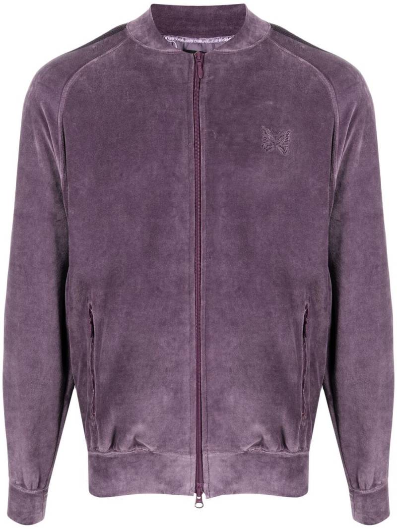 Needles velvet-effect jacket - Purple von Needles