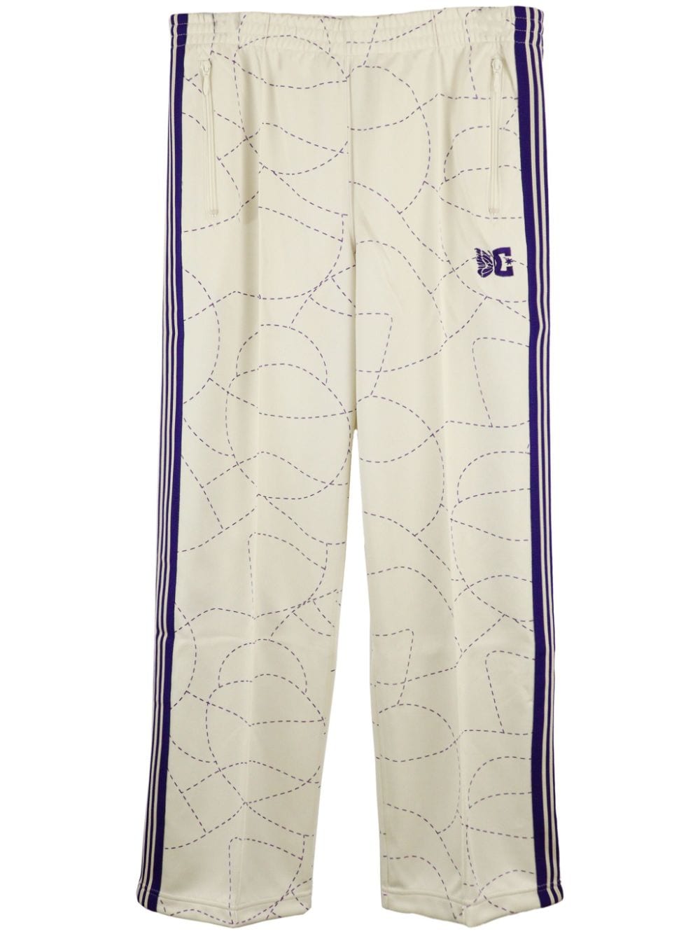 Needles x DC graphic-print track pants - Neutrals von Needles