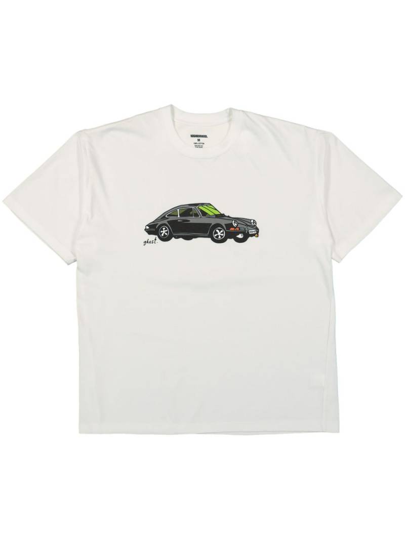 Neighborhood Car-print T-shirt - White von Neighborhood