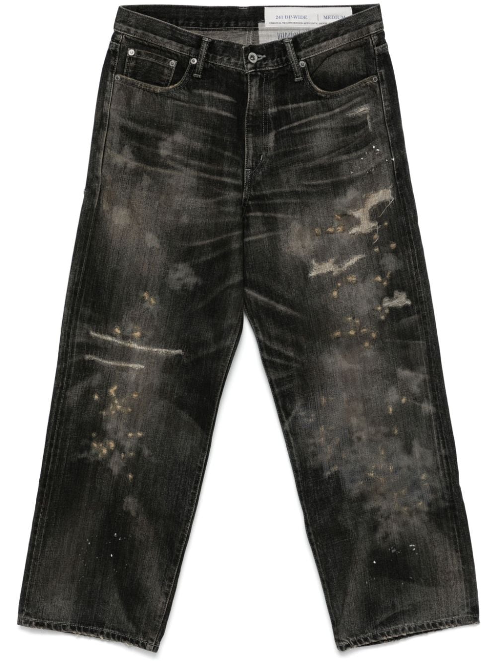 Neighborhood DP wide jeans - Black von Neighborhood