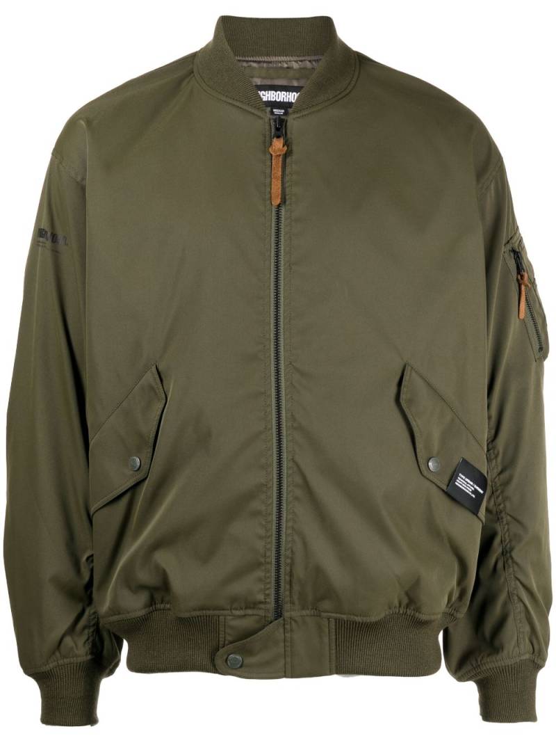 Neighborhood Shell bomber jacket - Green von Neighborhood