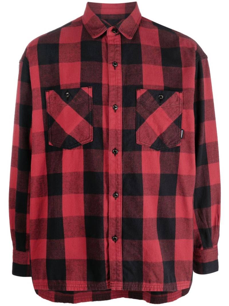 Neighborhood check-pattern cotton shirt - Red von Neighborhood