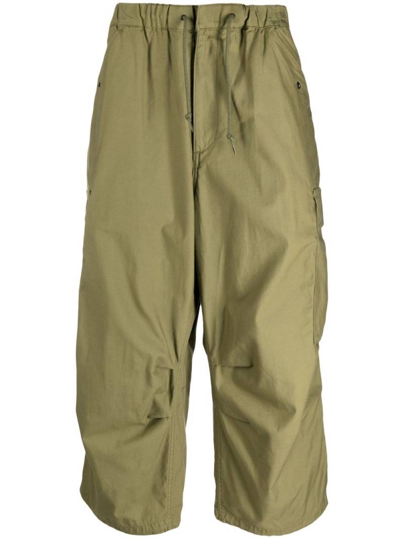 Neighborhood drawstring cotton cargo trousers - Green von Neighborhood