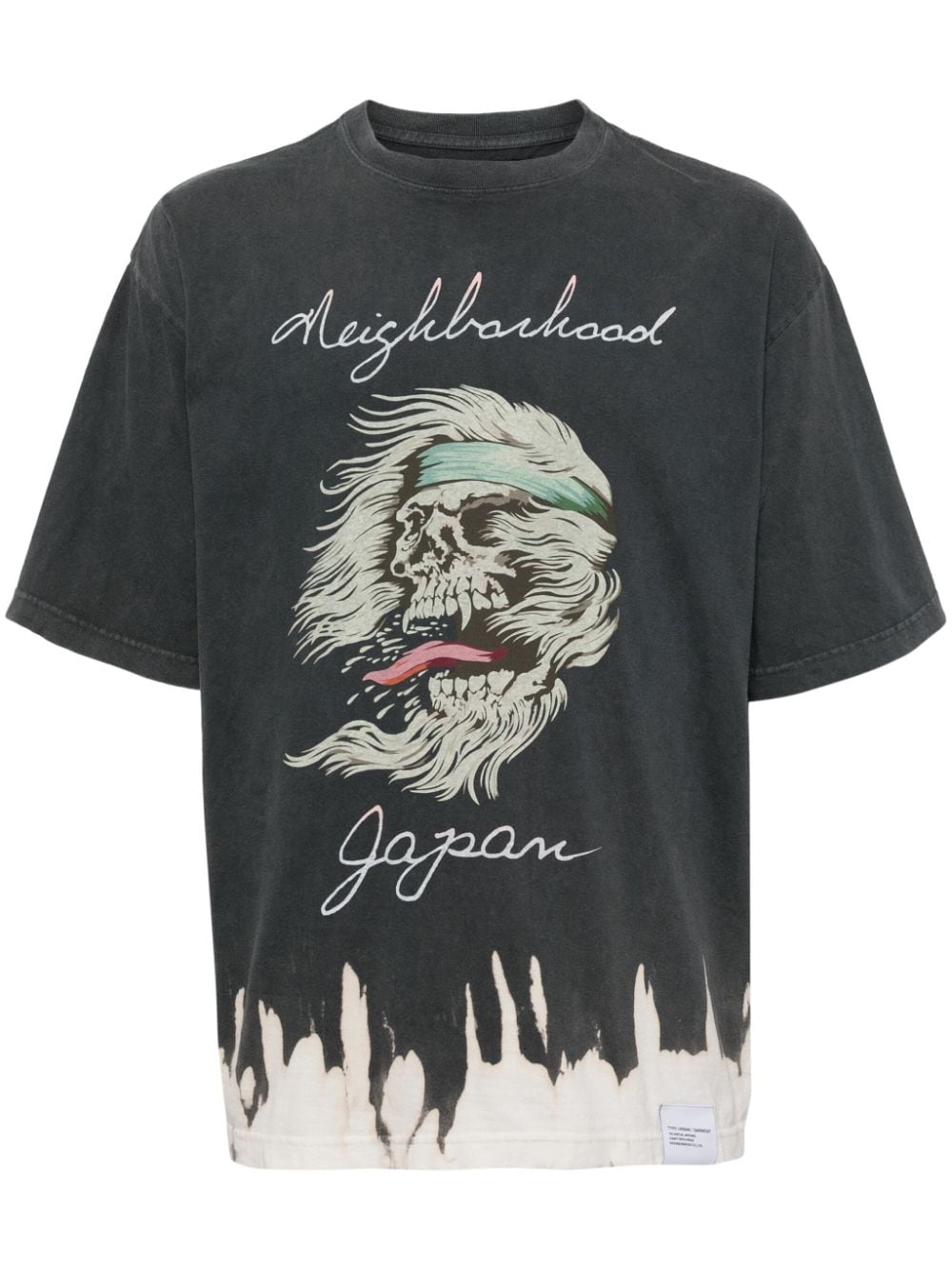 Neighborhood graphic-print cotton T-shirt - Black von Neighborhood