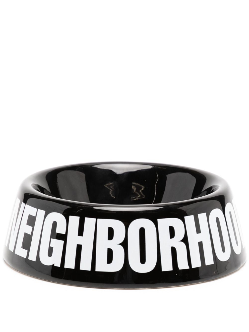 Neighborhood logo dog bowl - Black von Neighborhood