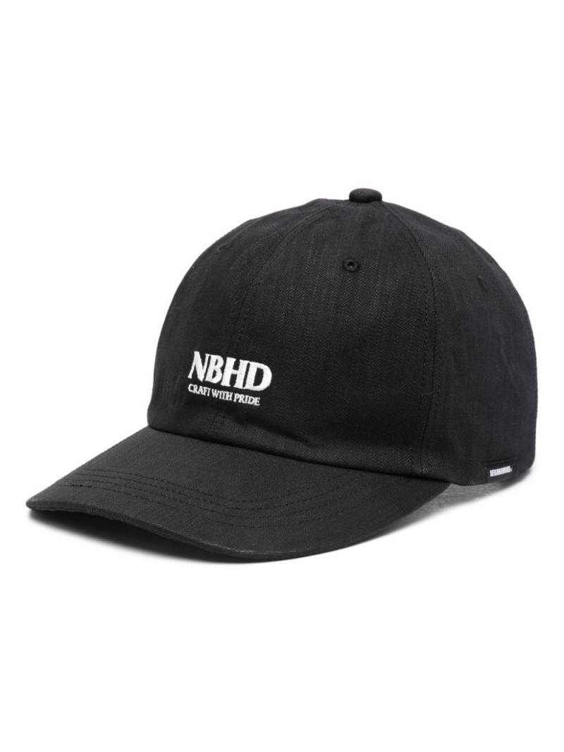 Neighborhood logo-embroidered baseball cap - Black von Neighborhood