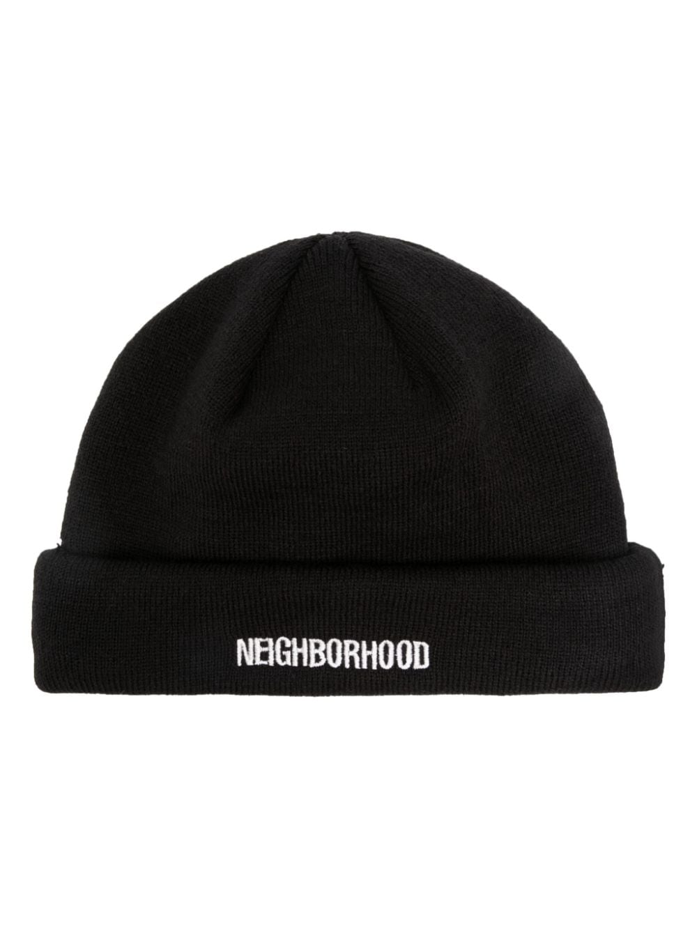 Neighborhood logo-embroidered beanie - Black von Neighborhood