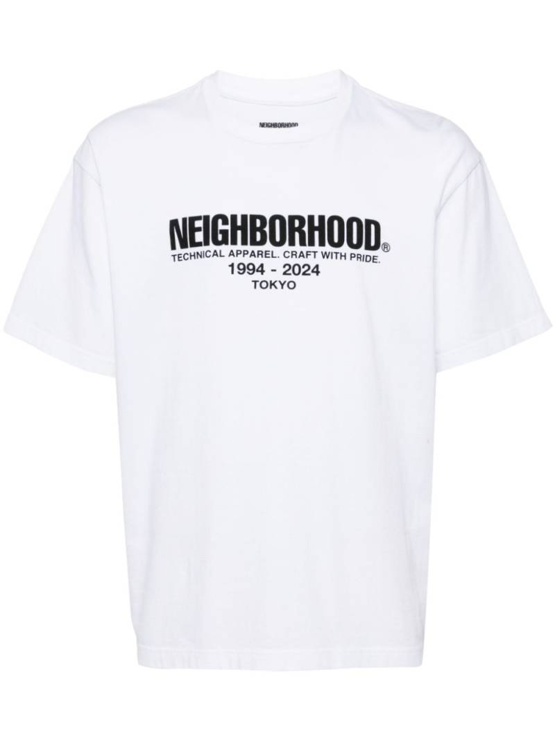 Neighborhood logo print T-shirt - White von Neighborhood