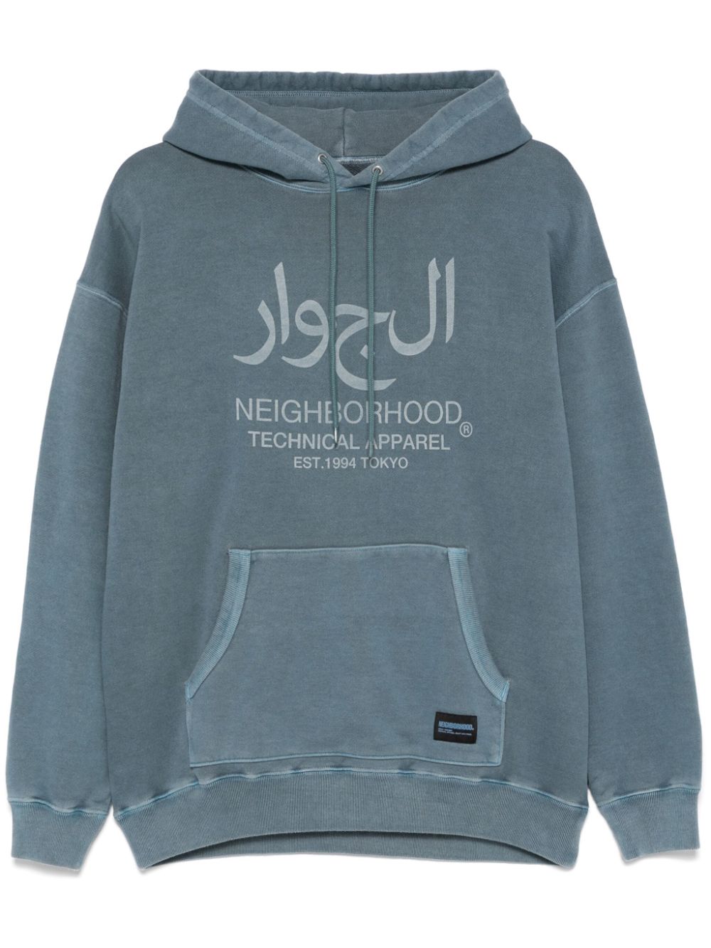 Neighborhood logo-print hoodie - Blue von Neighborhood