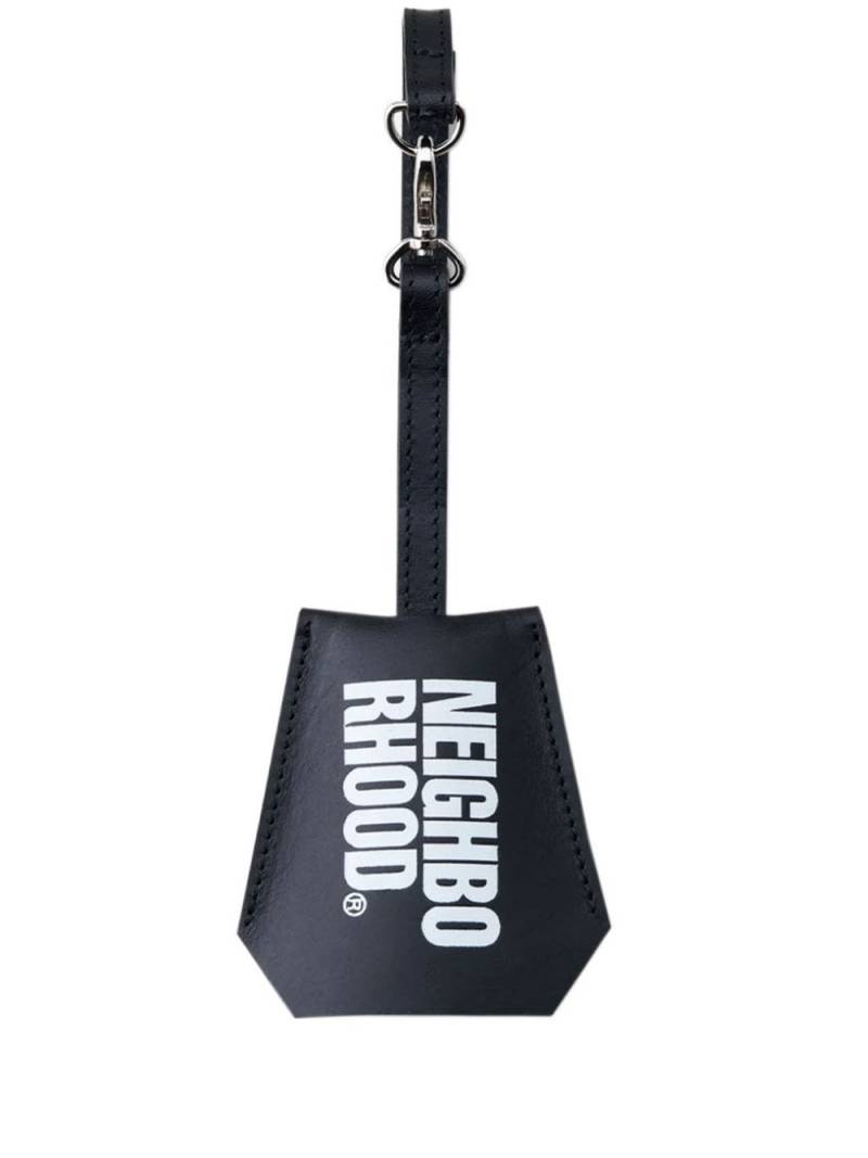 Neighborhood logo-print keyring - Black von Neighborhood